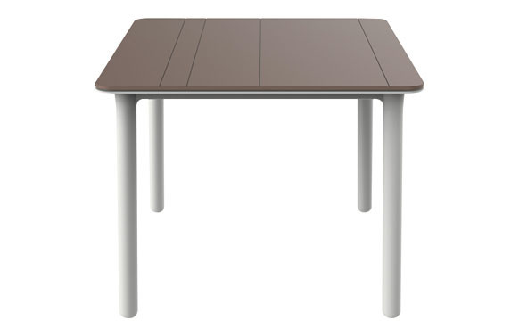MESA CUADRADA 90X90 CM NOA ARENA/BLANCO