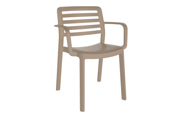 SILLON CON BRAZOS POLIPROPILENO WIND ARENA