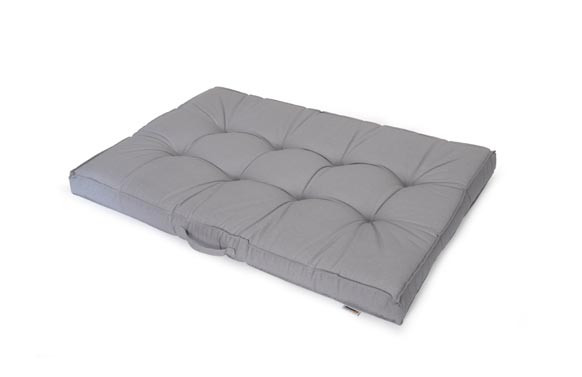COJIN ASIENTO PARA PALET 120X80X10 CM GRIS