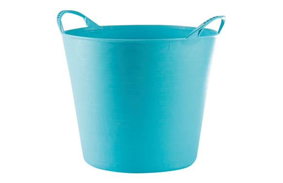 CAPAZO PLASTICO FLEXIBLE MULTIUSOS 26 LT AZUL