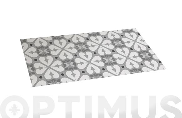 ALFOMBRA VINILICA CROMA 50X110 CM BCN GRISES
