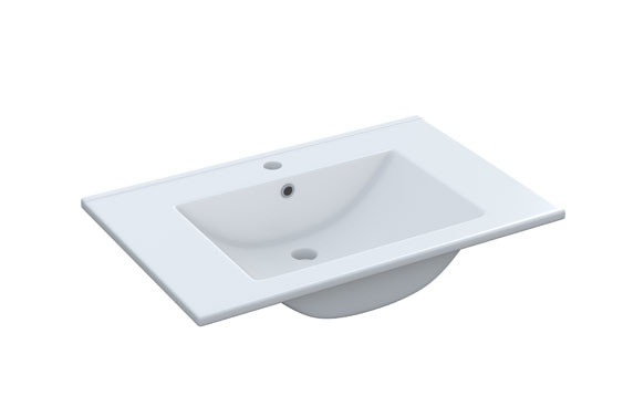 LAVABO CERAMICO 60X45-BLANCO