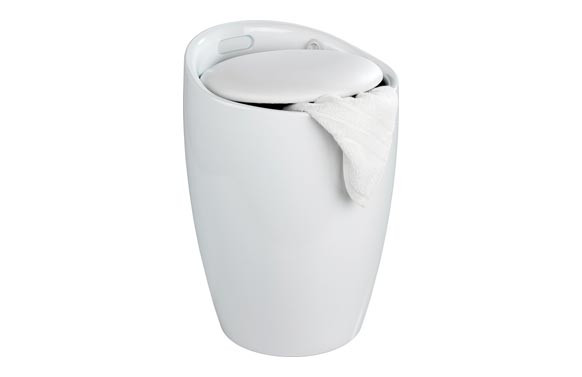TABURETE PONGOTODO PARA BAÑO Ø36X50,5CM-BLANCO