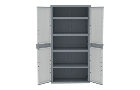 ARMARIO RESINA CON ESTANTES WAVE JUMBO XL 180X89,7X53,7 CM