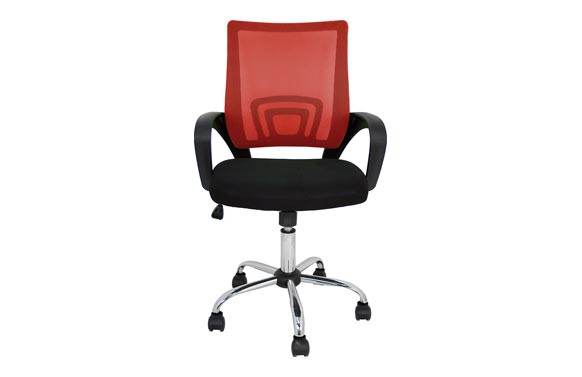 SILLA OFICINA COLORS ROJO