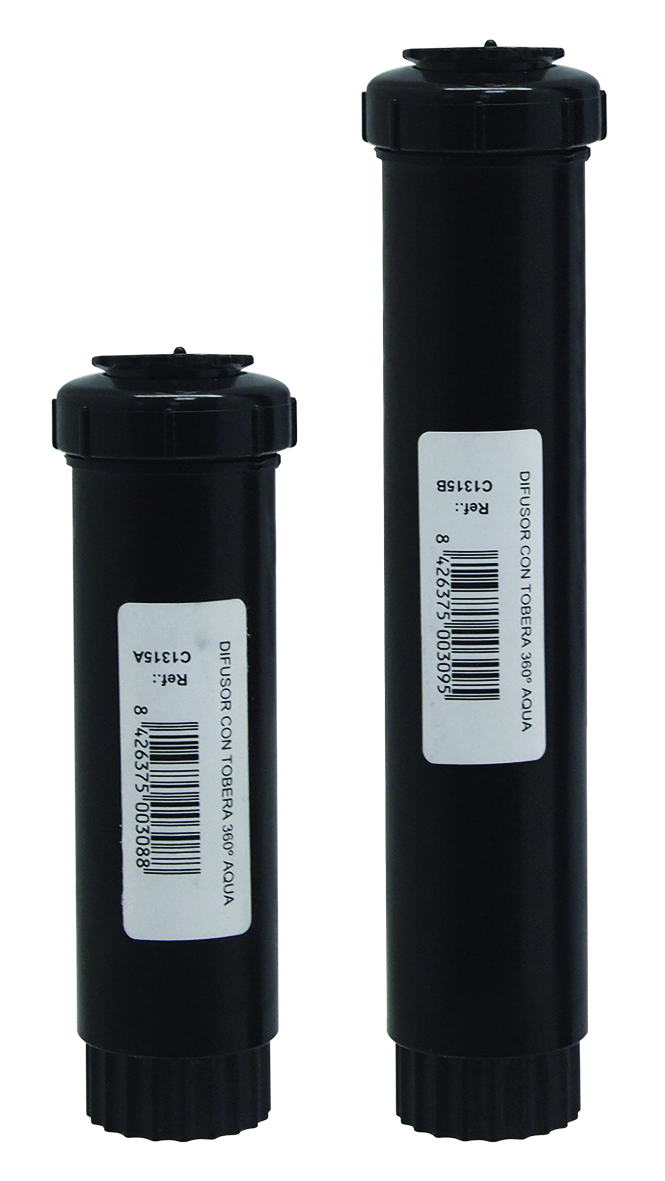 ASPERSOR DIFUSOR 6 CM CON TOBERA REGULABLE 0-360º
