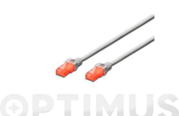 CONEXION UTP CAT 6 COBRE GRIS 5M