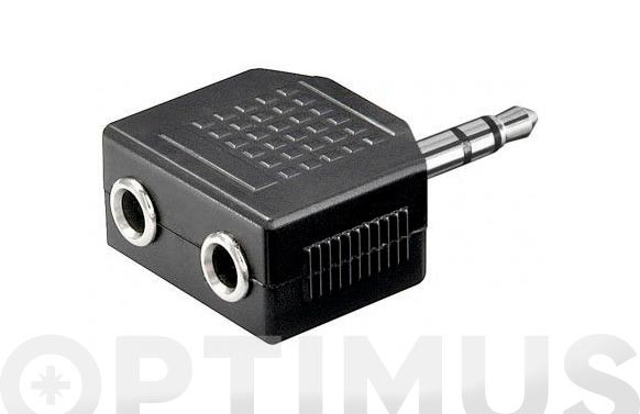 ADAPTADOR JACK 3,5 M A 2 JACK 3,5 H