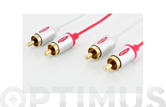 CONEXION METALICA 2RCA - 2RCA 2,5M
