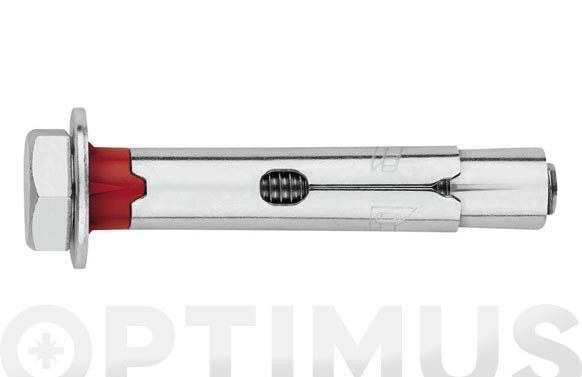 ANCLAJE METALICO CARGAS MEDIAS TORNILLO 6.8 ZINCAD Ø 8- 6X 60 (2 UNIDADES)