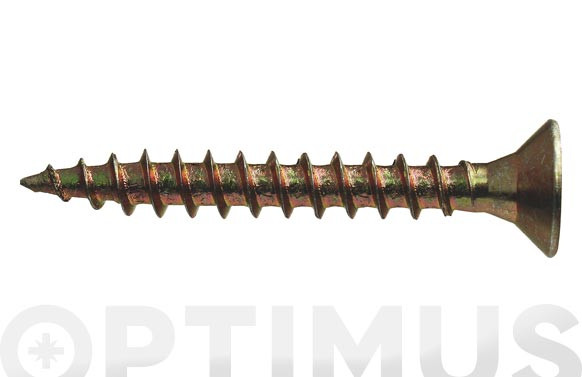 TIRAFONDO MADERA CABEZA AVELLANADA POZI BICROMATAD 4,5X30 MM (150 UNIDADES)