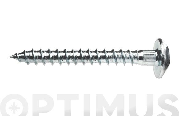 TORNILLO MADERA INVIOLABLE TORX ZINCADO 7X70 (4 UNIDADES)