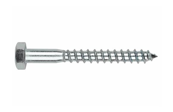TORNILLO MADERA DIN-571 HEXAGONAL ZINCADO 5X30 (4 UNIDADES)