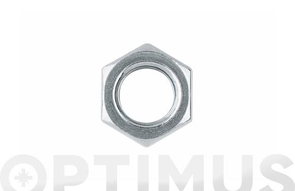 TUERCA METRICA DIN-934 HEXAGONAL ZINCADA 6 MM (100 UNIDADES)