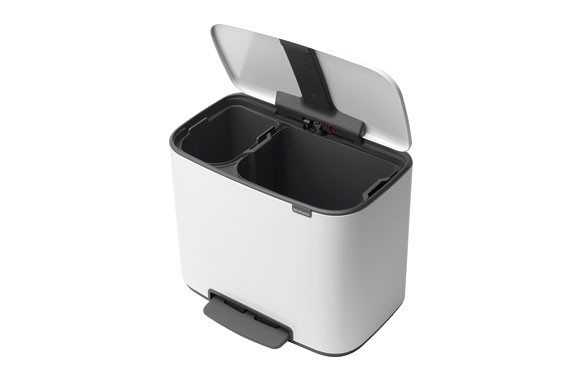 CUBO BO PEDAL BIN 11+23L. BLANCO