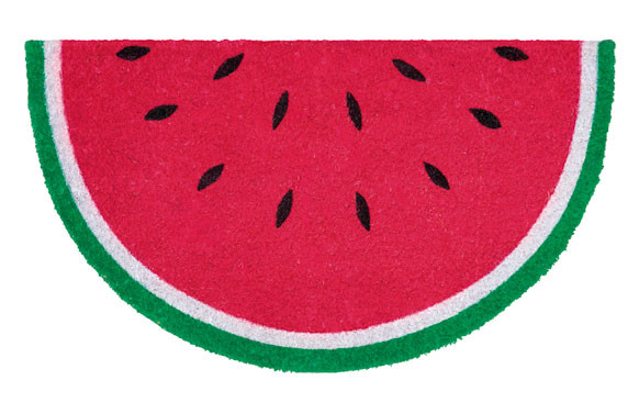 FELPUDO COCO FORMA SANDIA 45X75 CM