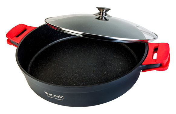 CAZUELA BAJA ALUMINIO FUNDIDO ECOCHEF 32 CM