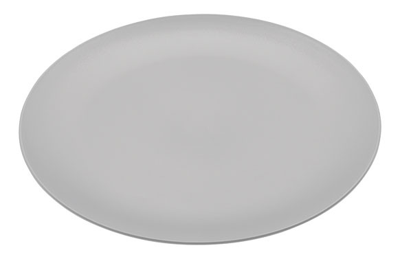 PLATO RONDO GRIS LLANO