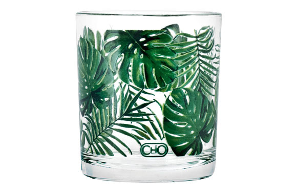 VASO DECORADO JUNGLE (PACK 3U) AGUA 25 CL