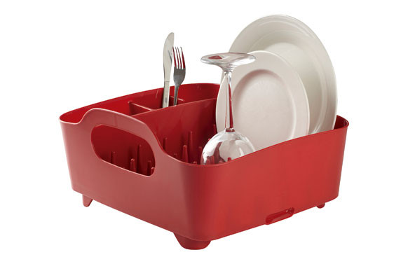 ESCURREPLATOS CUADRADO ROJO