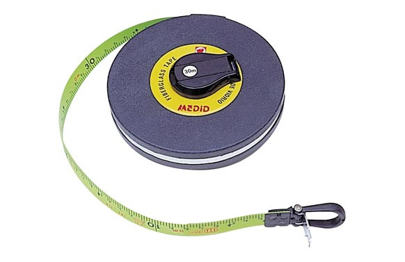 CINTA METRICA FIBRA VIDRIO FLUOR 30 M