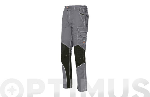 PANTALON STRETCH EXTREME GRIS CLARO T L SLIM FIT
