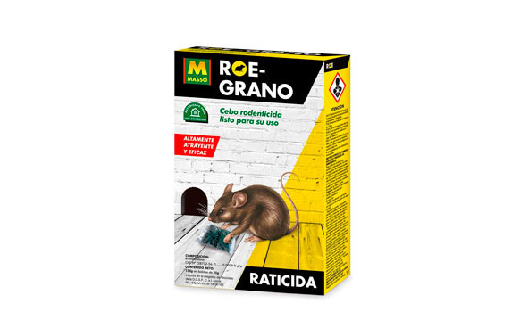 RATICIDA ROE GRANO 150 GR (6BOLSITAS X 25GR)
