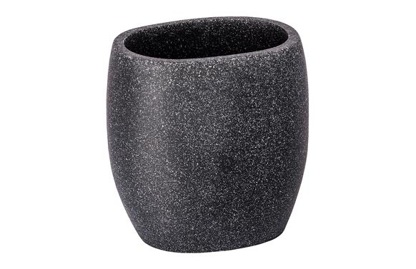 VASO POLIRESINA PURO ANTRACITA 9,4X6,5X9,4CM