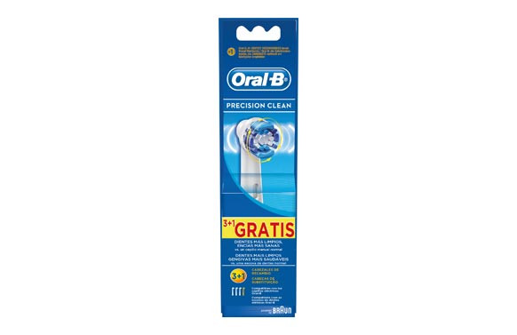 CEPILLO DENTAL RECAMBIO ORAL-B EB20-3+1 PRECISION CLEAN