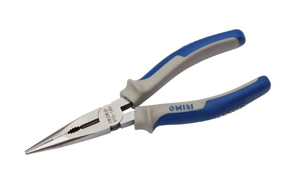 ALICATE BOCA SEMIREDONDA MANGO BIMATERIAL 161 MM