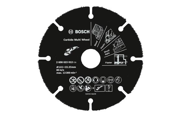 DISCO CORTE MULTIMATERIAL PARA AMOLADORA Ø 115X22 MM