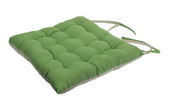 COJIN SILLA LINEAL 40X40 CM VERDE/LINO