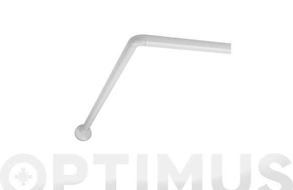 BARRA CURVA CORTINA BAÑO 80 X 100 XM BLANCA