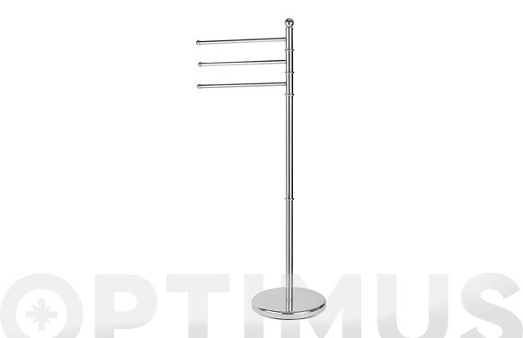 TOALLERO SUELO INOX 3 BRAZOS 36X95X36 CM