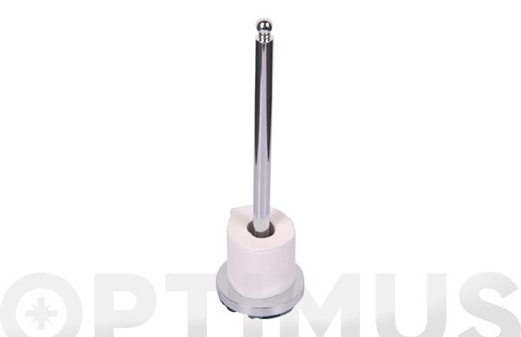 PORTAROLLOS WC VERTICAL INOX 14X50X14 CM