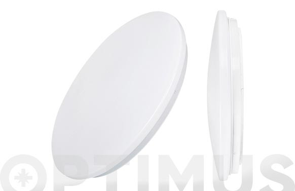 APLIQUE DE SUPERFICIE LED Ø26,5X5,7CM 840LM BLANCO 12W 6500K
