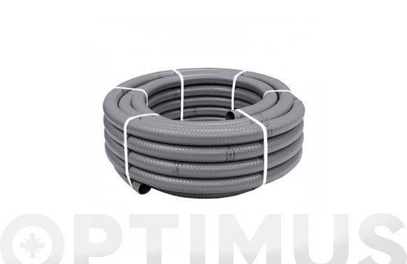 TUBO FLEXIBLE EVACUACION PVC GRIS Ø 32 MM 25 MT