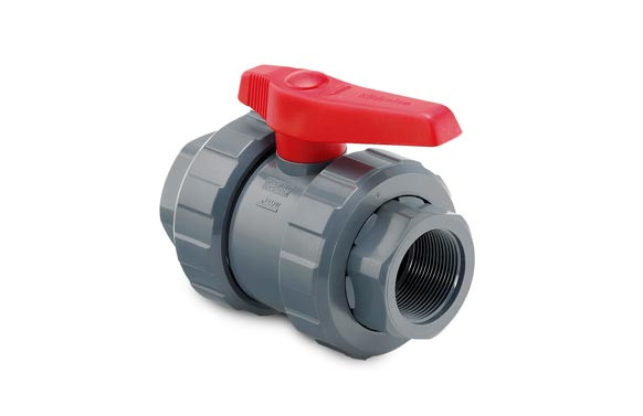 VALVULA DE BOLA ROSCA HEMBRA PVC 3/4\"