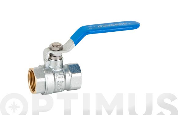 VALVULA ESFERA ROSCA GAS PASO TOTAL H-H 1\"