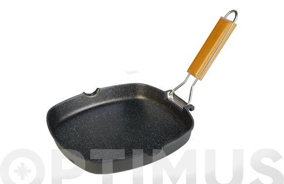 GRILL LISO ALUMINIO FUNDIDO ECOCHEF24X24 CM