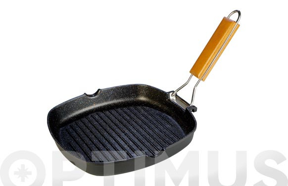 GRILL RAYADO ALUMINIO FUNDIDO ECOCHEF24X24 CM