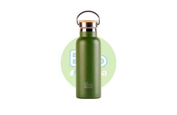 BOTELLA TERMO CON TAPON BAMBU500 ML