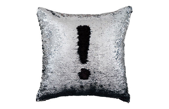 COJIN MAGIC 40X40 CMNEGRO/PLATEADO
