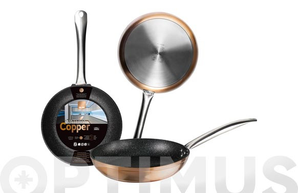 SARTEN ALUMINIO FORJADO COPPER24 CM