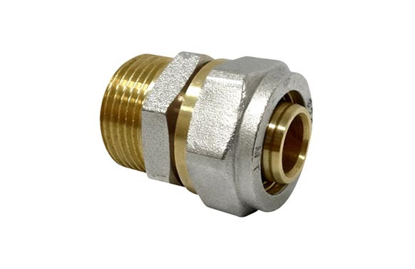 ENLACE COMPRESION RECTO MIXTO MULTICAPADN16 X 1/2\" MACHO