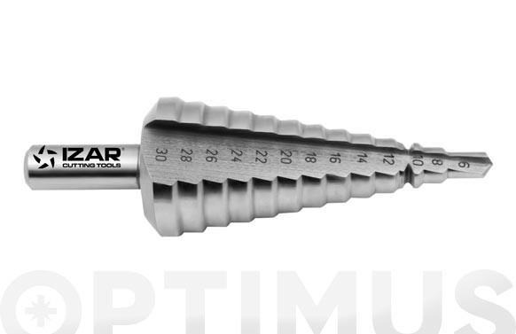 BROCA HSS ESCALONADA 16029 PASOS DE 4 A 12 MM