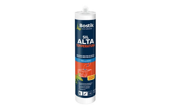 SILICONA ALTA TEMPERATURA 300º280ML NEGRO