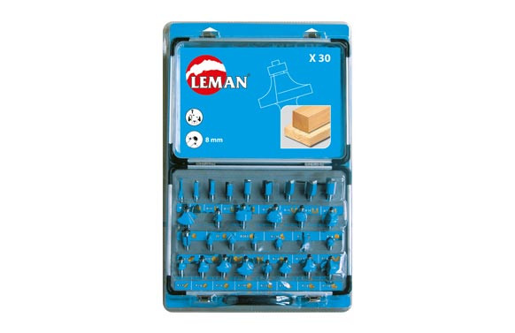 FRESA JUEGO 30 PIEZASMANGO 8 MM
