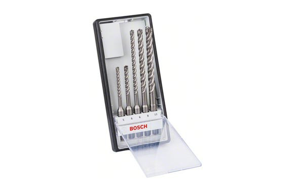 BROCA SDS-PLUS JUEGO 5 PIEZASPLUS-7X. Ø 5-2X6, 8, 10 MM