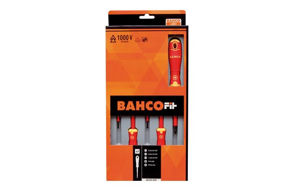 DESTORNILLADOR AISLO JUEGO 7 PIEZAS BAHCOFIT PL/PH